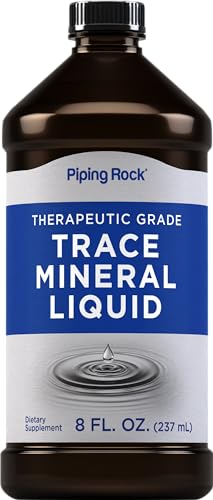 Trace Mineral Liquid Drops | 8 fl oz, Therapeutic Grade, Non-GMO, Gluten-Free