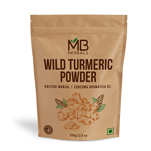 Wild Turmeric Powder | 100g (3.5 oz), No Preservatives, Non-GMO, Skin Care