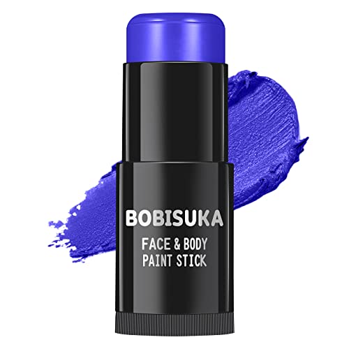 Body Paint Stick | Dark Blue, Blendable for Sports and Halloween Makeup