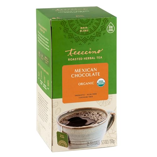 Herbal Tea | Mexican Chocolate Flavor, Caffeine Free, 25 Tea Bags