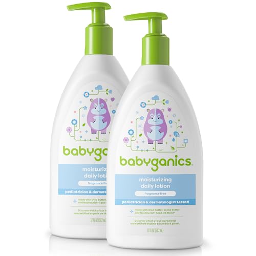 Baby Lotion | Fragrance Free, Non-Allergenic, 17 Fl Oz (Pack of 2)