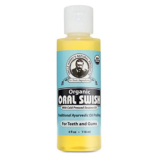 Mouthwash | Organic Oil Pulling, Whitening Treatment, 4 oz