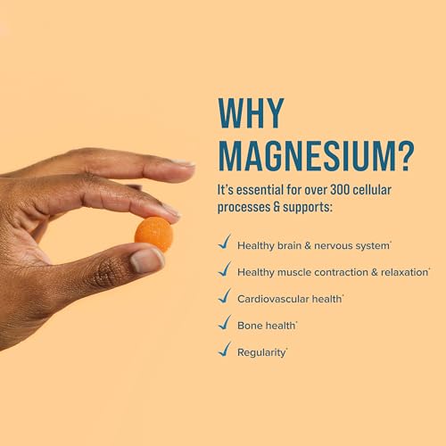 Magnesium Citrate Gummies | Stress Relief, Gluten Free, Vegan, 240 Count