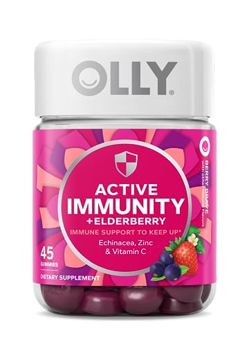 Gummy Supplement | Active Immunity, Elderberry Flavor, 45 Count