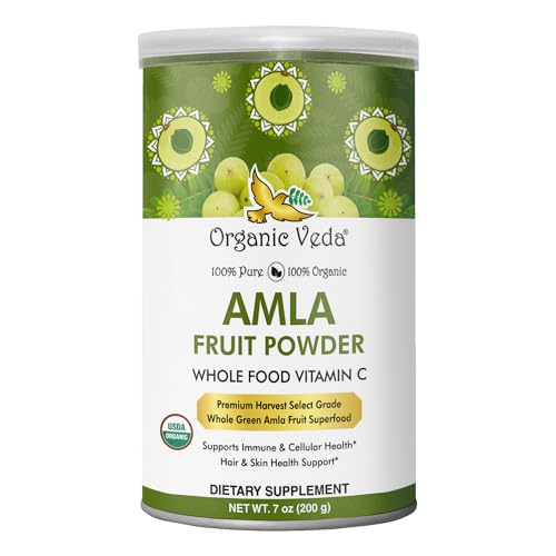 Amla Powder | 7oz, 100% Pure, Rich in Vitamin C, Supports Immune & Digestive Health