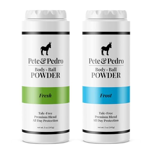 Body Powder | Talc-Free, 5 oz Each, Sweat Absorbing, Odor Blocking