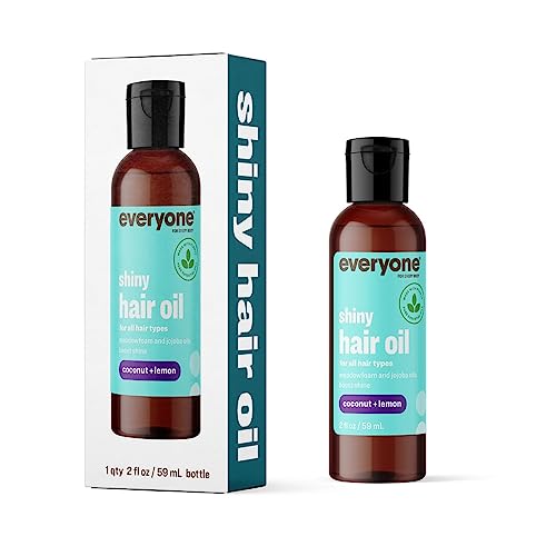 Hair Oil | Coconut & Lemon, 2 fl oz, Frizz Control, Sulfate Free, Paraben Free