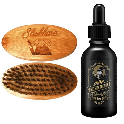 Beard Oil & Brush Set | Ultimate Grooming Combo, Natural Ingredients