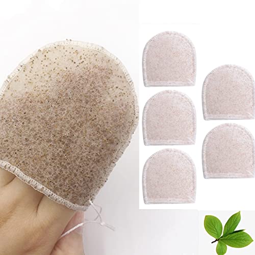 Facial Cleansing Sponges | Walnut Shell, Pack of 5