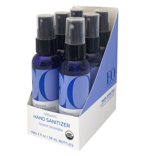 Hand Sanitizer Spray | French Lavender, 2 Ounce, 6 Count