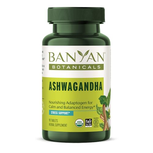 Ashwagandha Tablets | Organic, 90 Count, Non-GMO, Vegan