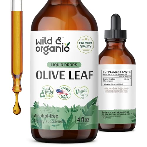 Olive Leaf Extract | Immune Support, Vegan, Alcohol Free - 4 fl oz