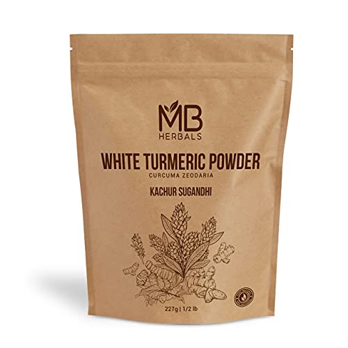 White Turmeric Powder | 8 oz, Organically Grown, Non-GMO, Fragrant for Skin Care