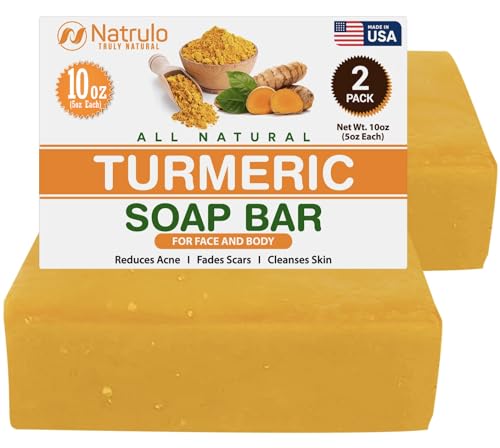 Turmeric Soap Bar | Skin Brightening, Reduces Acne, 5 oz