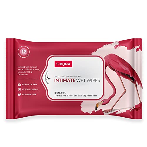 Intimate Wet Wipes | 10 Count, Gentle Cleansing