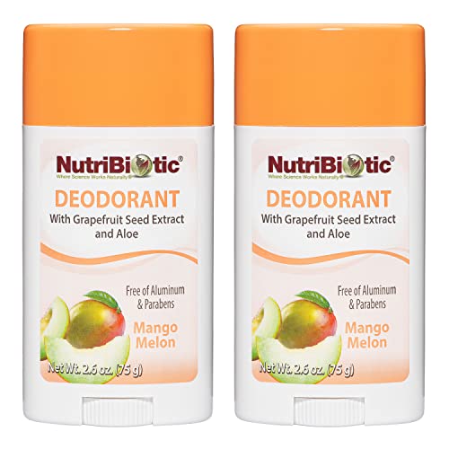 Deodorant Stick | Mango Melon, 2.6 oz, Twin Pack, Vegan, Aluminum-Free