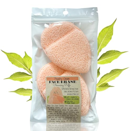 Facial Cleansing Sponge | Gentle Exfoliating, 2 Pack