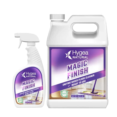 Floor Cleaner | Enzyme-Based, Biodegradable Formula, 24 oz + Gallon Refill