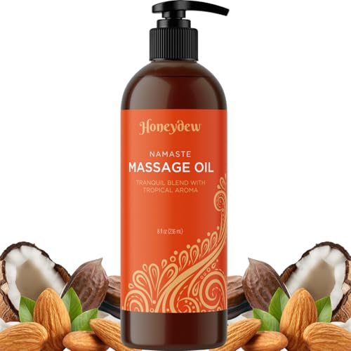 Massage Oil | Tropical Scent, Non-Greasy, Therapeutic Grade