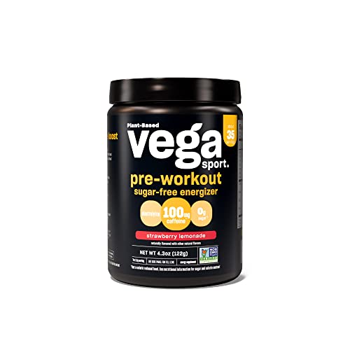 Pre-Workout Powder | Sugar Free, Strawberry Lemonade, 4.3 oz