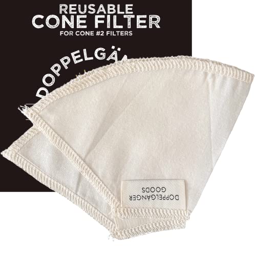 Coffee Filter | Reusable Organic Cotton, 2-Pack