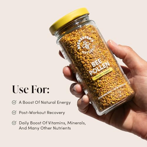 Bee Pollen Granules | Natural Enzymes, Source of Vitamins and Minerals, Gluten Free