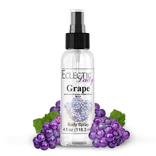 Body Spray | Paraben-Free, 4 oz, Fresh Grape Fragrance