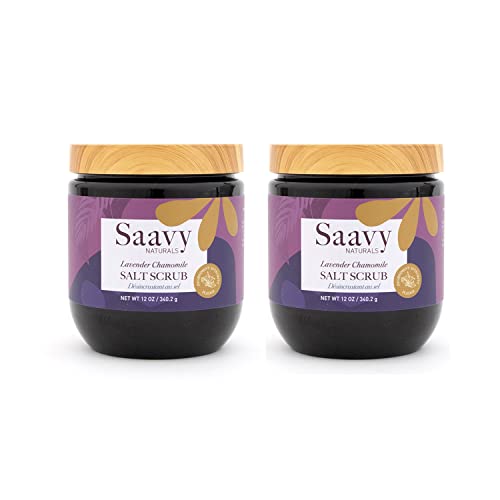 Body Scrub | Soothing Lavender Chamomile, 12 oz, 2 Pack