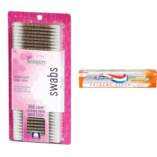 Cotton Swabs | 300 Count, Leopard Print