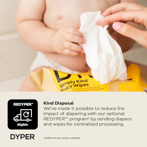 Baby Wipes | 99% Water, 100% Plant-Based, Hypoallergenic, Fragrance-Free, Plastic-Free, 12 Pack