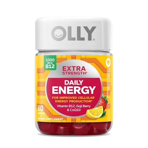 Gummy Vitamins | Extra Strength, 1000mcg Vitamin B12, CoQ10, 60 Count