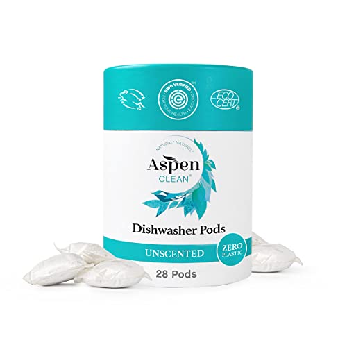 Dishwasher Pods | Unscented, 28 Count, Eco-Friendly