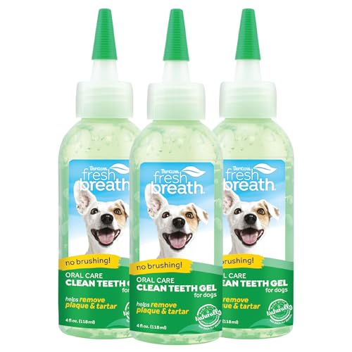 Dog Dental Care Gel | 4oz, 3 Pack, Fresh Breath