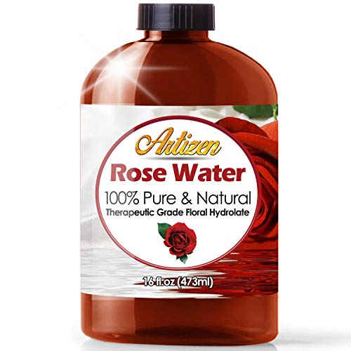 Essential Oil | Pure Rosewater, Bulk 16oz, Therapeutic Grade for Aromatherapy