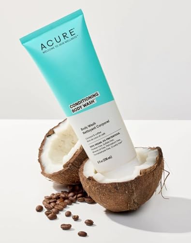 Acure Conditioning Body Wash | 100% Vegan | With Argan Oil, Coffee Seed Oil, & Coconut Water - 8 oz