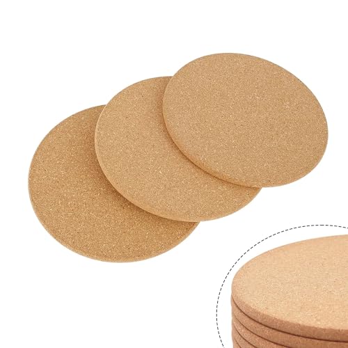 Cork Trivets | Heat-Resistant, 3-Piece Set, 7.5 inches Diameter