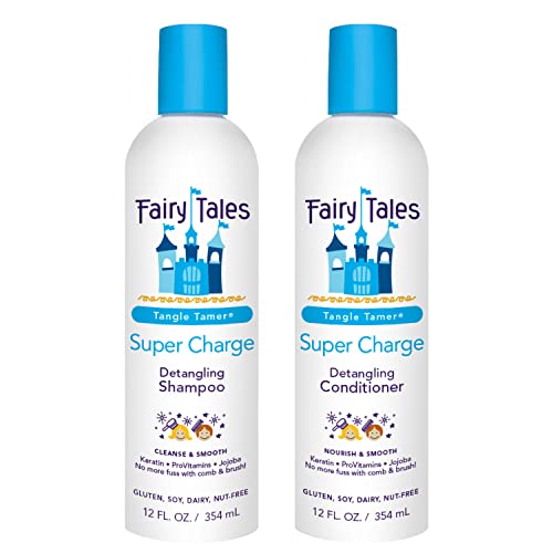 Detangling Shampoo and Conditioner | Ultra Moisturizing, 12 oz Each, 2 Pack