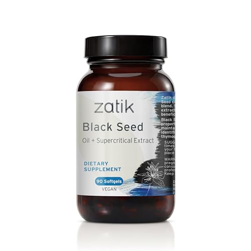 Black Cumin Seed Oil | Cold Pressed, Unrefined, 90 Vegan Softgels