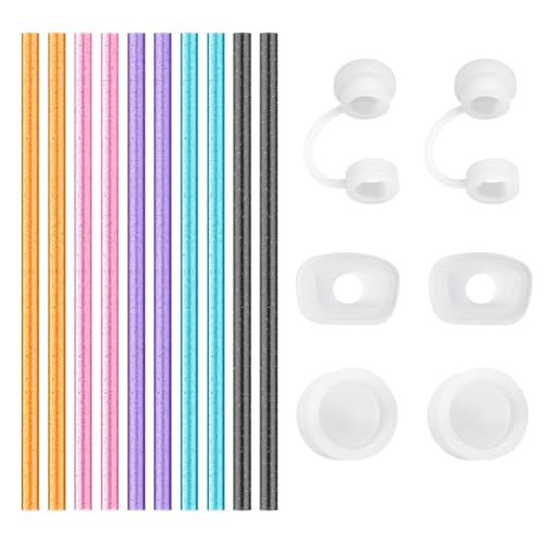 Straw Set | Colorful, Spill-Proof Toppers, Fits 30 oz & 40 oz Tumblers