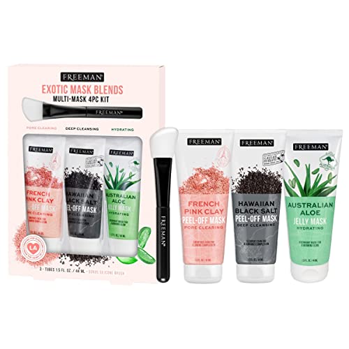 Facial Mask Set | Peel-Off & Jelly Masks, 4 Piece, Vegan & Cruelty-Free