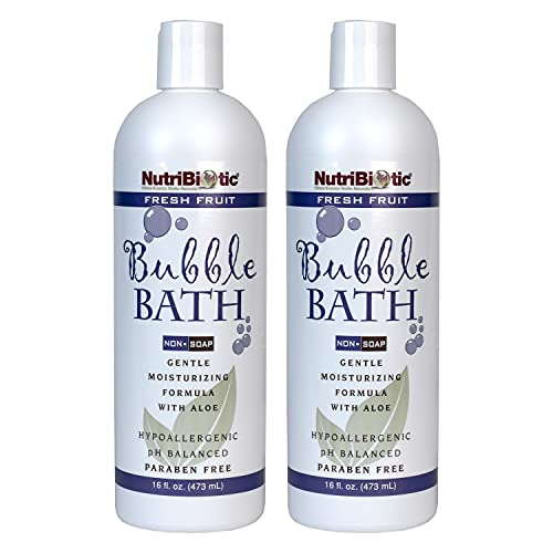 Bubble Bath | Fresh Fruit, 16 oz Twin Pack, Gentle Moisturizing, Tear-Free, Vegan