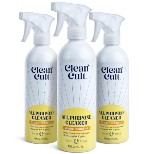 All Purpose Cleaner | Refillable Aluminum Bottle, 16 oz, 3 Pack