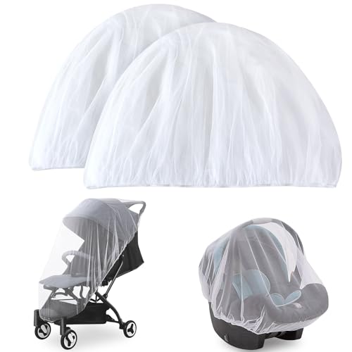 Baby Mosquito Net | 2 Pack, Versatile for Stroller, Car Seat, Bassinets, and Playards