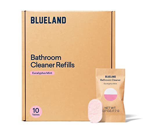 Bathroom Cleaner | Eco-Friendly Refill Tablet, 10 Pack, Eucalyptus Mint Scent