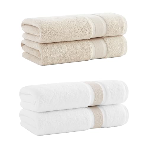 Turkish Bath Towels | Soft Cotton, Quick-Dry, 2 Pack