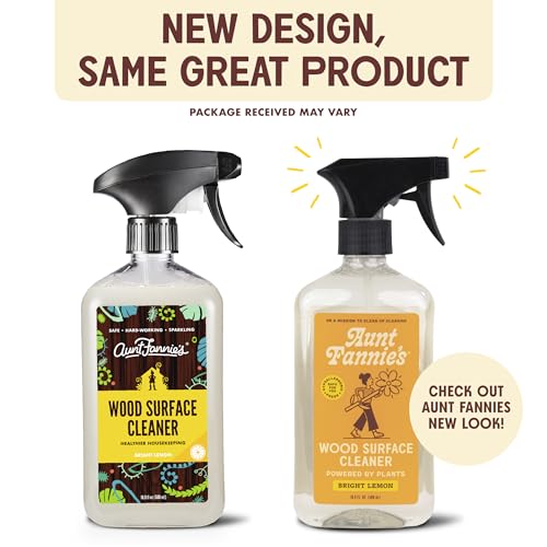 All-Purpose Wood Spray Cleaner | No-Wax Formula, Lemon Scent, Versatile Use