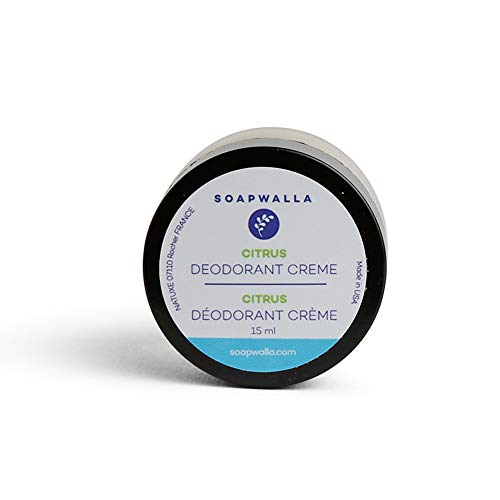 Deodorant Cream | Natural Citrus, Vegan, Travel Size (0.5 oz)