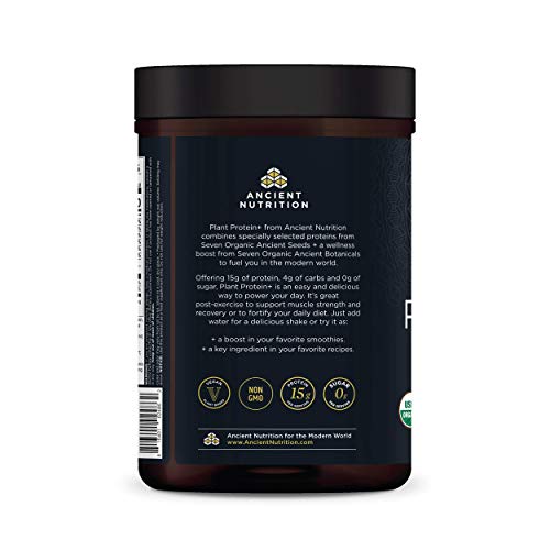 Plant Protein Powder | Vegan, Dairy-Free, Gluten-Free, Non-GMO, No Sugar Added