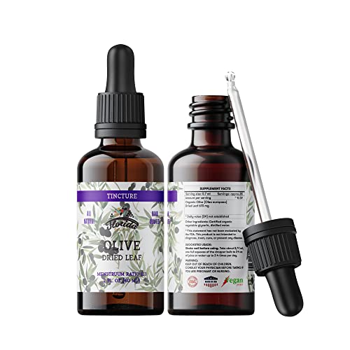 Olive Leaf Tincture | Organic, Non-GMO, 2 oz (60 ml)