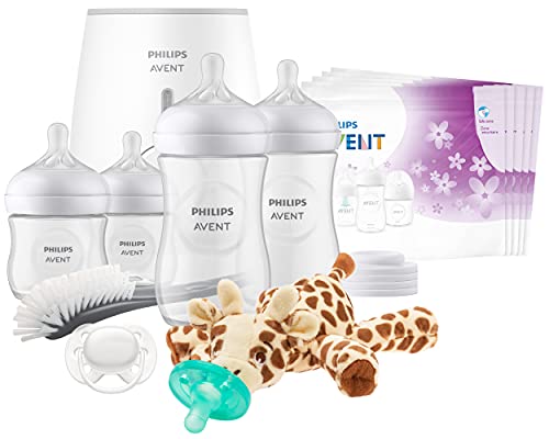 Baby Gift Set | Includes Natural Response Nipple, Snuggle Giraffe